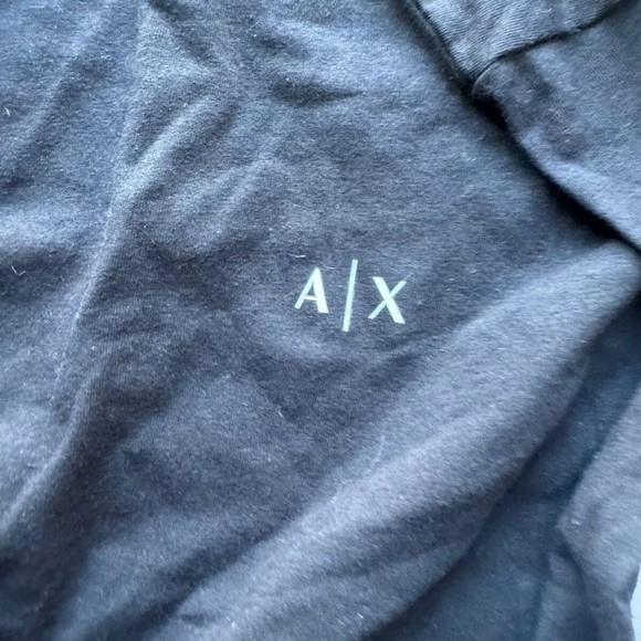 ARMANI EXCHANGE Black Short Sleeve Slim Fit T-shirt Size XL - Picture 3 of 5